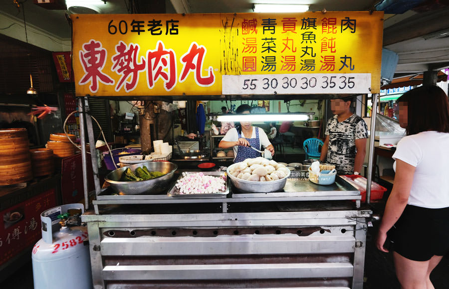 台中東勢│東勢肉丸-60年老店，吃完好吃的鹹湯圓接著吃豆花