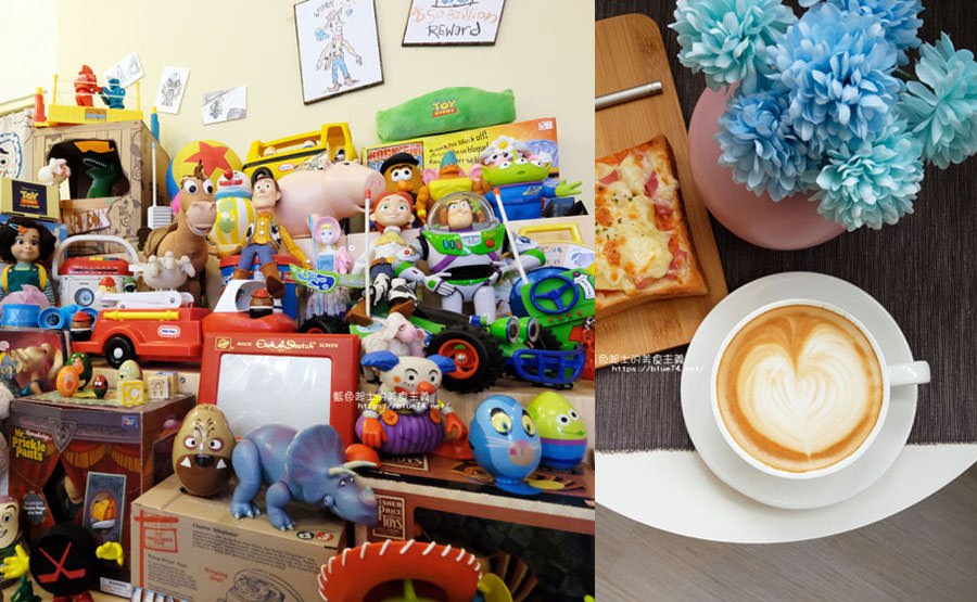 台中西區│Myu Cafe&Toy-超多老闆收藏的玩具總動員咖啡館，喝咖啡兼挖寶
